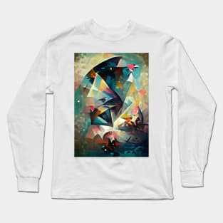 Impressionist Geometry Long Sleeve T-Shirt